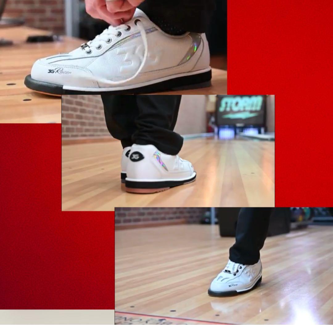 STORM 3G Shoes ホワイト ボウリングシューズ　25.0cm