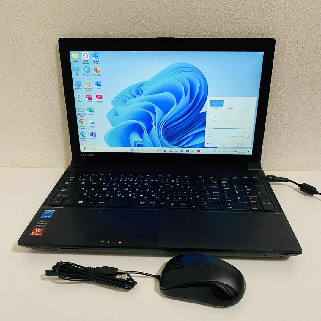 Y134 TOSHIBAノートパソコンi5 SSD高速Windows11オフィス - メルカリ