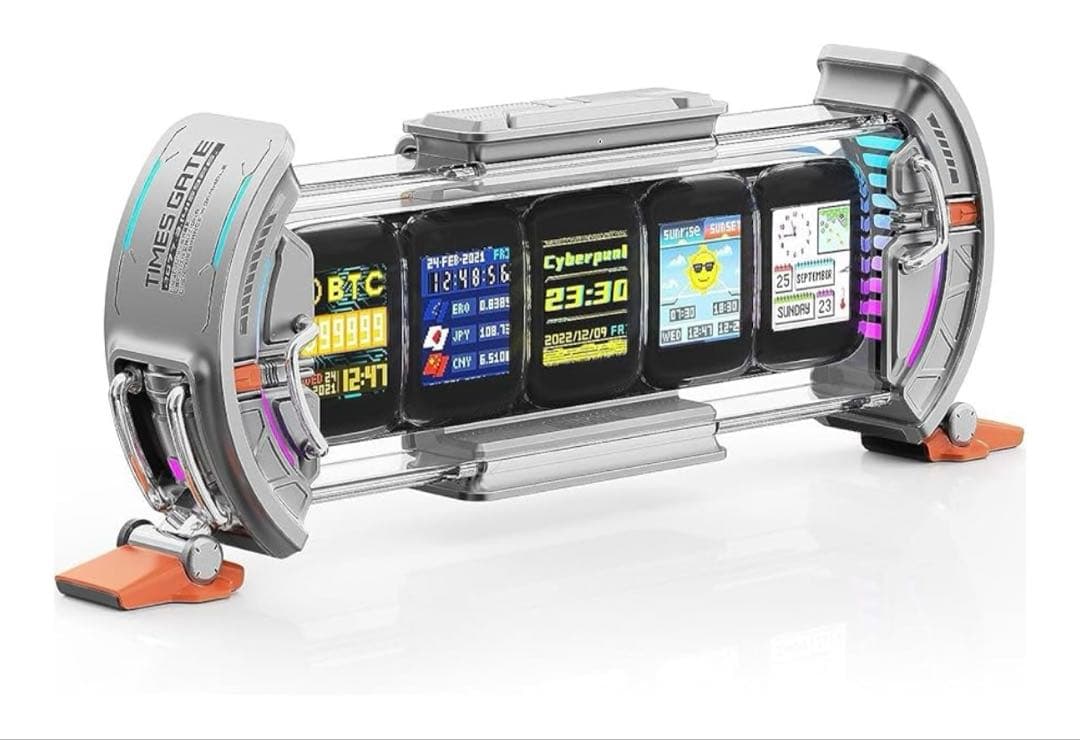 Divoom Times Gate 置き時計 デジタル ピクセルアート Amazon.com: Divoom Times Gate - Cute Gaming Digital Clock with