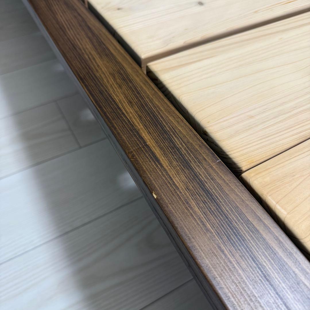 LAGUNA VERDE様】シモンズ ダブルベッドフレーム 四万十ヒノキ・香