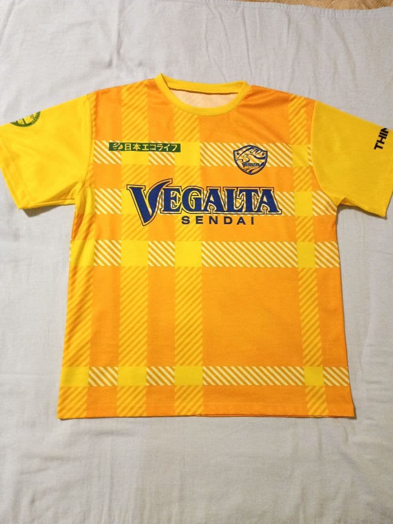 VEGALTA SENDAI（ベガルタ仙台） イエロー シャツ（Lサイズ） - メルカリ