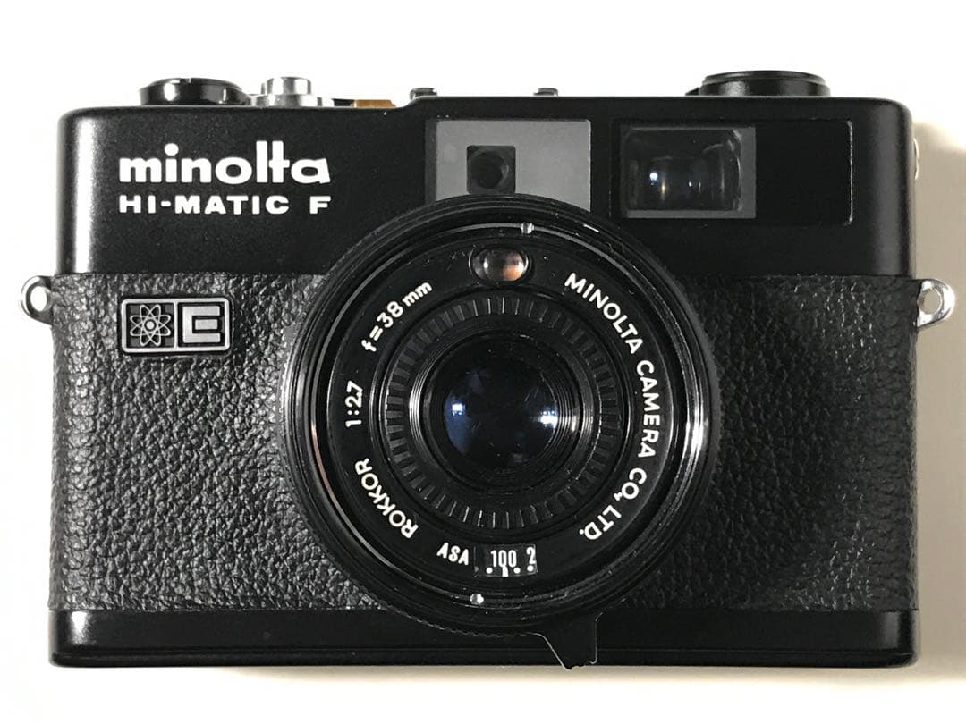 ミノルタハイマチックF ブラック 赤城耕一：第12回 AFになる前のミノルタのコンパクトカメラ 「ミノルタ