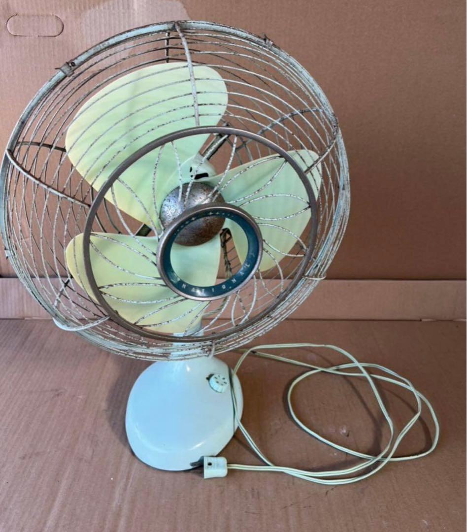 ナショナル　扇風機鉄製　昭和 レトロ/アンティーク/ヴィンテージ★ジャンク品 Yahoo!オークション -「昭和レトロ扇風機ナショナル」の落札相場・落札価格