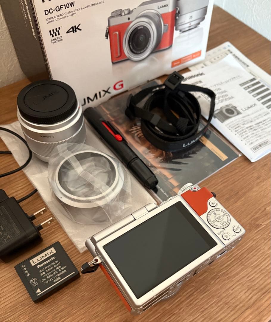 PanasonicLUMIX DC-GF10Wフルセット - メルカリ
