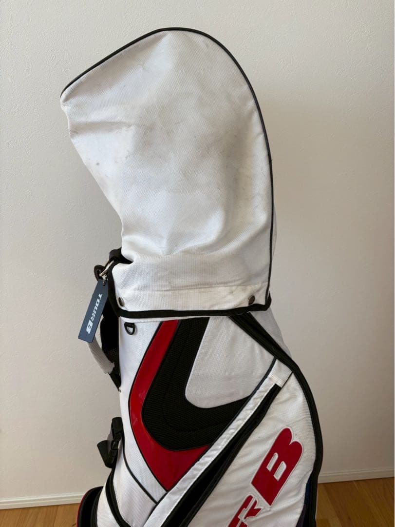ブリヂストン TOUR B キャディバッグ（ホワイト/レッド） - メルカリ