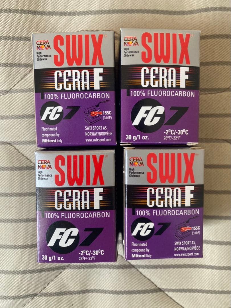 SWIX CERA F FC7 30g 単品 SWIX（スウィックス） ワックス スキー スノーボード クロスカントリー