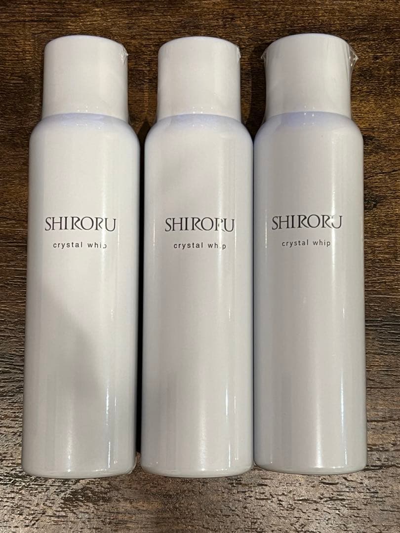 SHIRORU クリスタルホイップ 120g未開封品3本セット - メルカリ