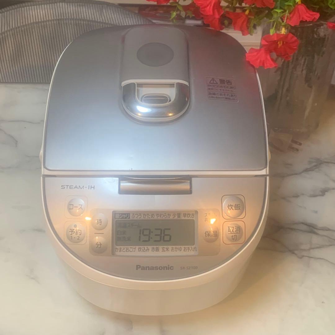 良品2020年□パナソニックスチームIH炊飯器 SR-SZ100 5.5合炊き