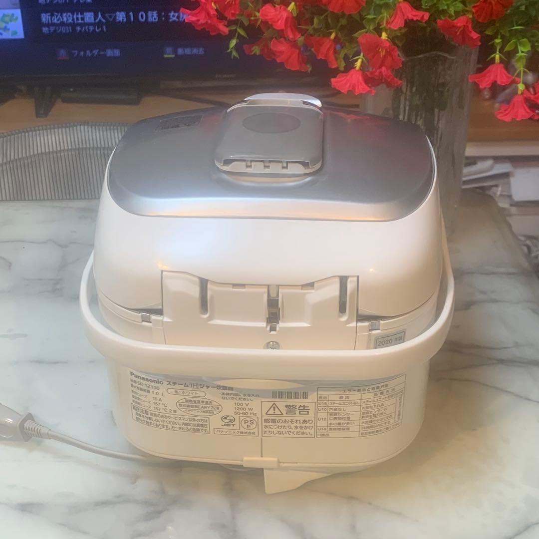 良品2020年□パナソニックスチームIH炊飯器 SR-SZ100 5.5合炊き