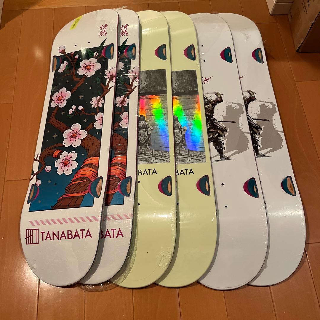TANABATA スケートボードデッキ 6枚セット tanabataskateboards