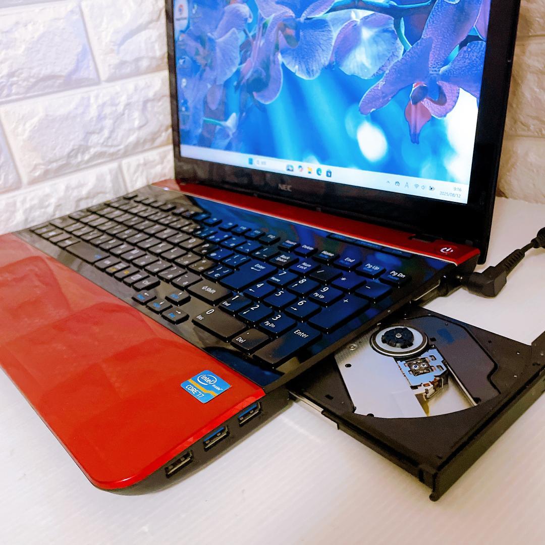 ノートパソコン NEC Windows11 i7 【快速！SSD すぐ使える】