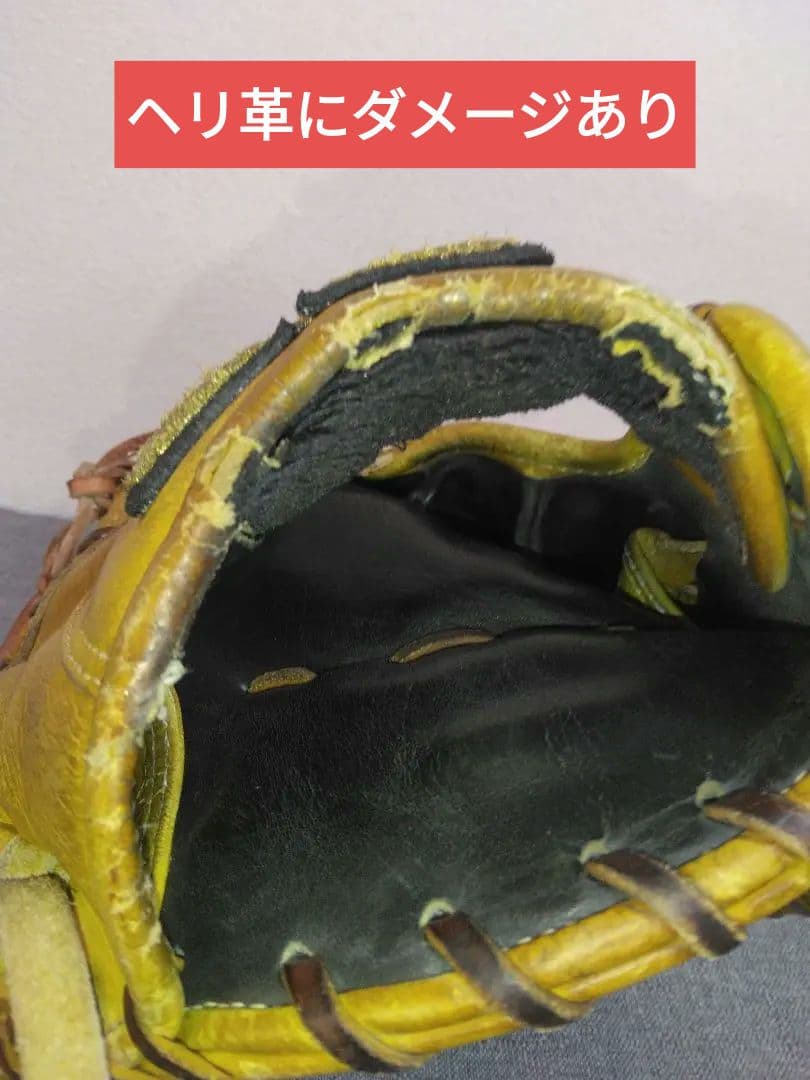 ハイゴールド軟式大人用 心極 左投げ ファーストミット - メルカリ