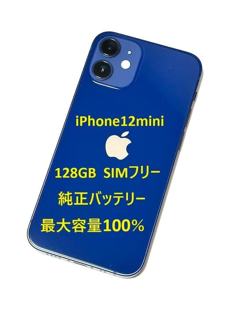 ◎安心の純正100%◎Apple iPhone12ミニ128GBSIMフリー美品 - メルカリ