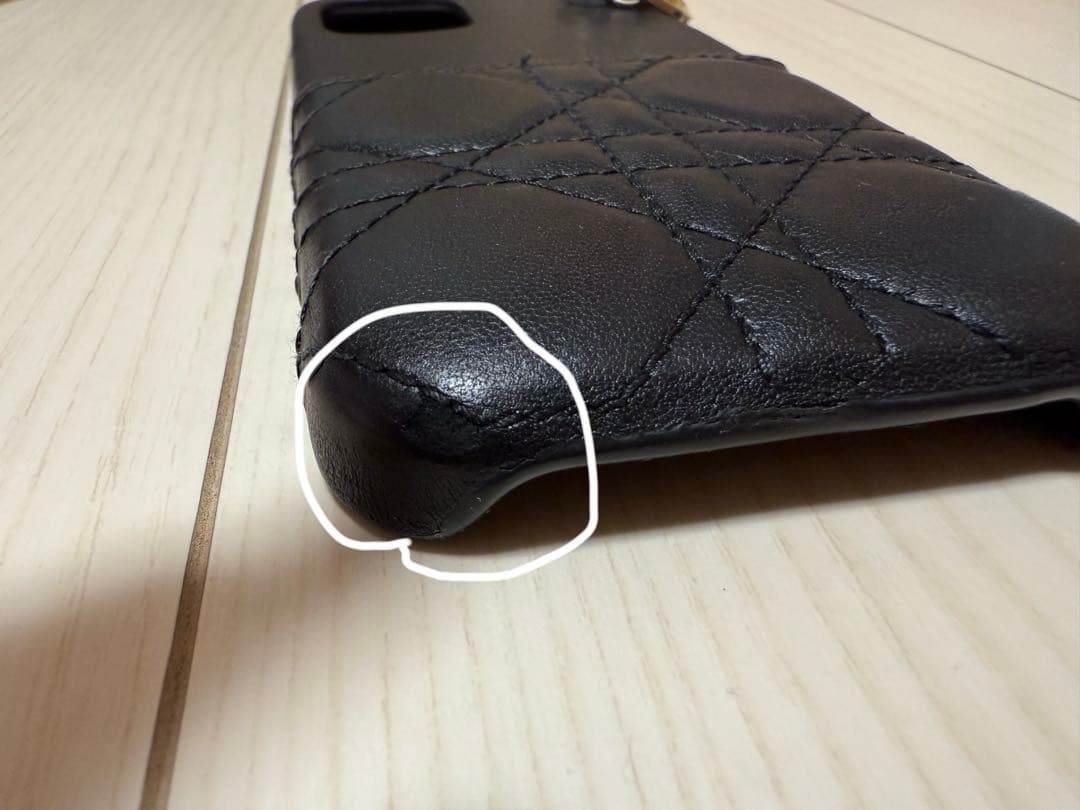 専用papikoさん]Dior ブラック iPhoneケース チャーム付き