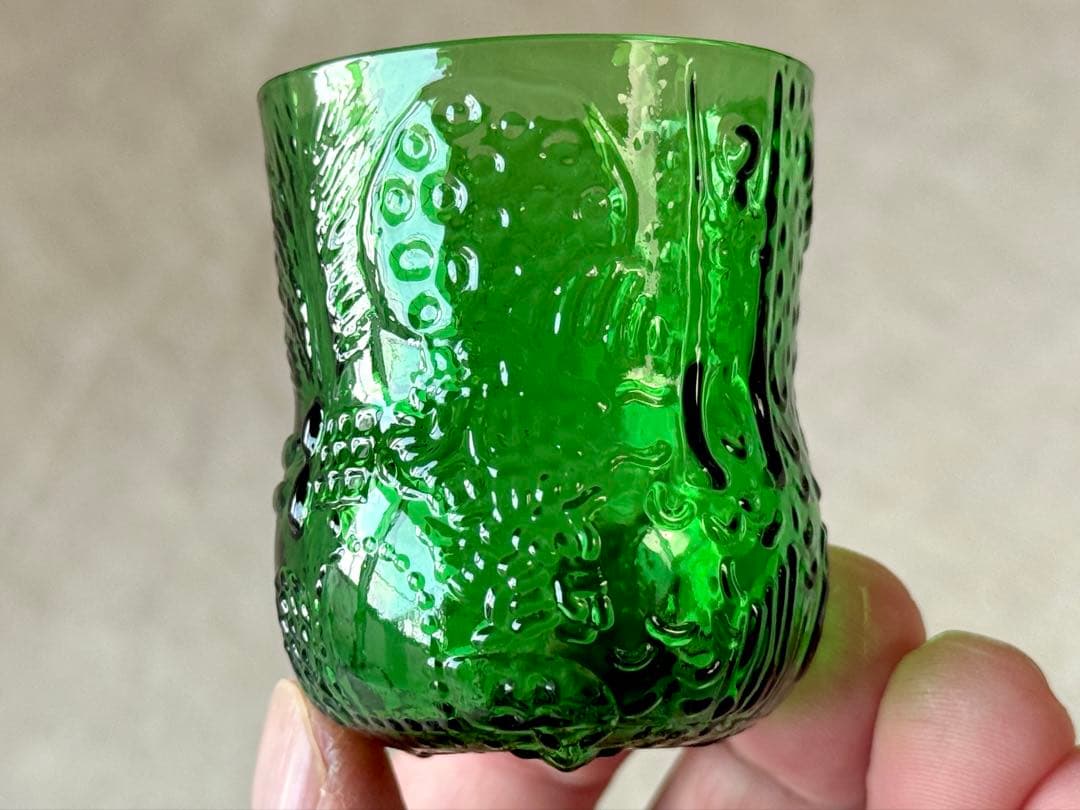 nuutajarvi ARABIA Fauna(グリーン)ミニグラス - メルカリ