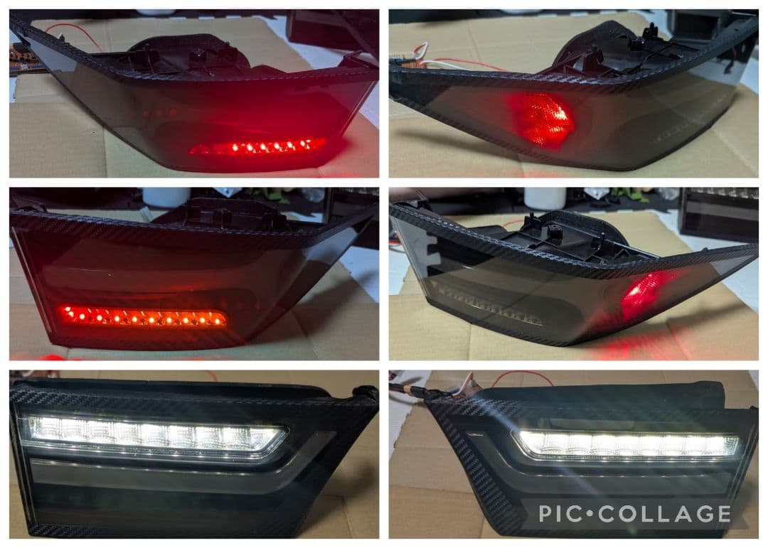 ゆ*の様 アキュラ TSXアコード CL7 LED テールランプ ブラックハウジ