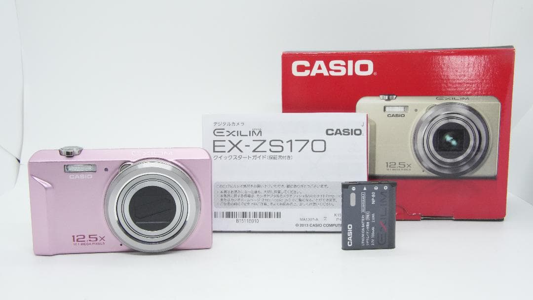 【A3174】 CASIO EXILIM EX-ZS170 カシオ エクシリム Amazon | CASIO デジタルカメラ EXILIM 1610万画素 光学ズーム12.5倍