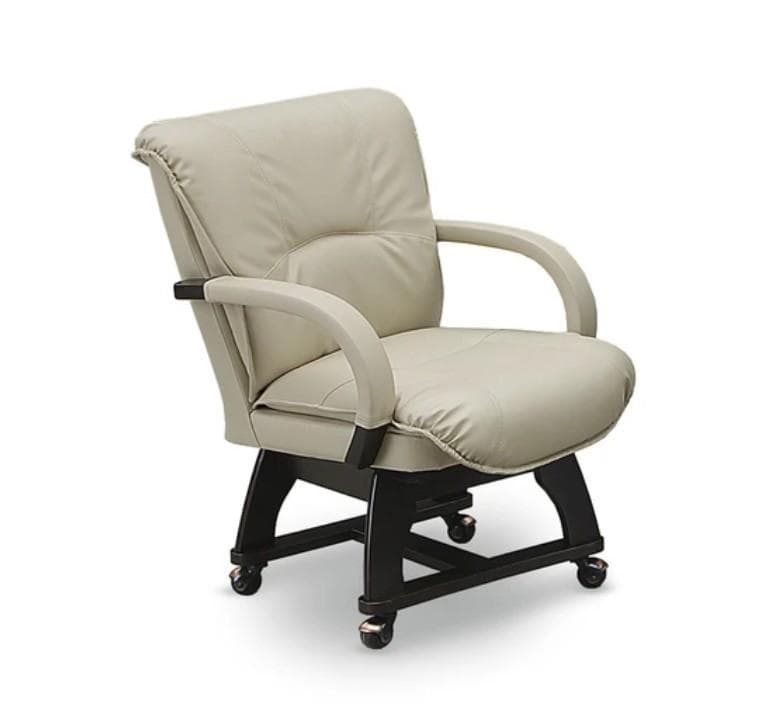 SK DCMD 2脚　回転式ダイニングチェア　アームチェア　ナチュラルDブラウン 2脚セット］ダイニングチェア 肘付き ダイニング チェア アームチェア