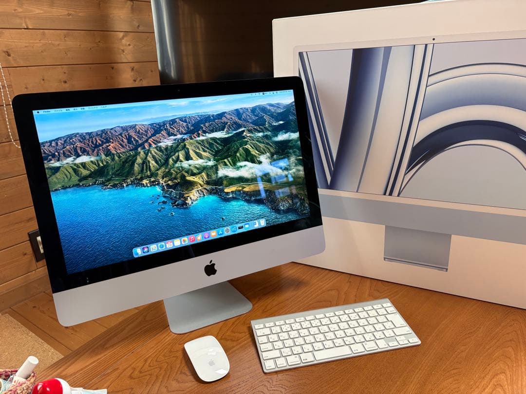Apple iMac 21.5インチ (2014) 純正キーボード &マウス iMac（Apple） 【3/4-16まで純正キーマウス】Apple iMac 21.5inch