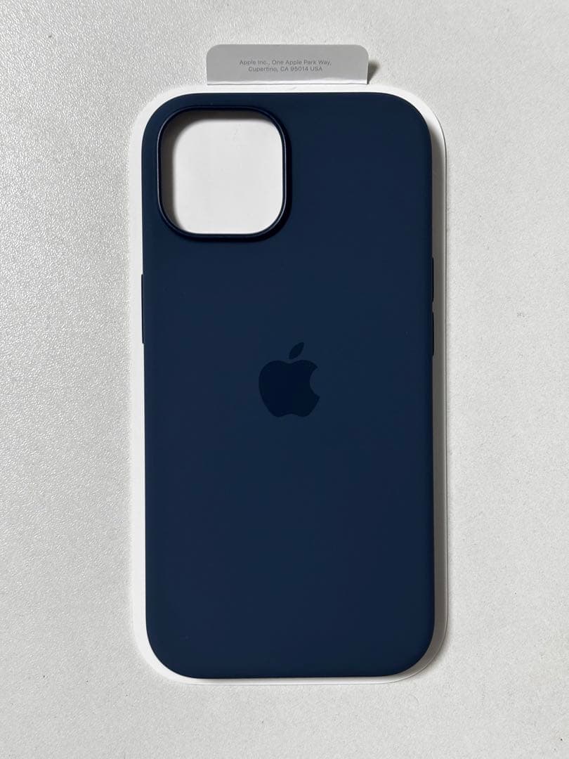 Apple純正 iPhone15 シリコンケース ストームブルー ☆新品☆ - メルカリ