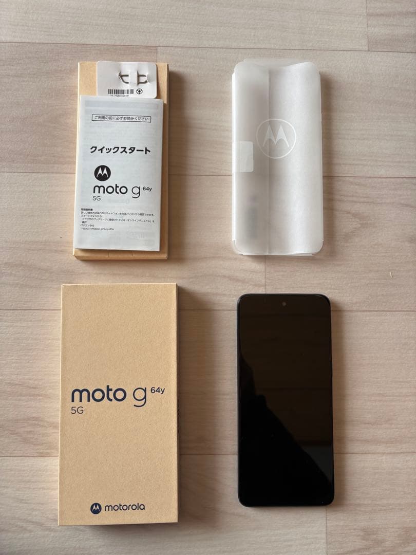 motorola moto g64y 5G スペースブラック本体 Moto g64y 5G A401MO スペースブラック【Y!mobile版SIMフリー】|中古