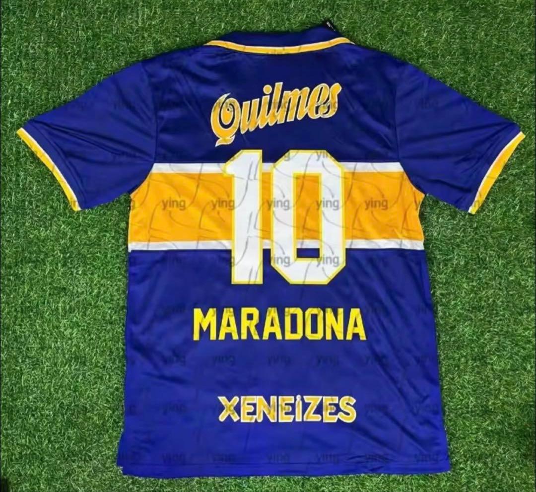 ボカ・ジュニアーズ マラドーナユニフォーム L - メルカリ