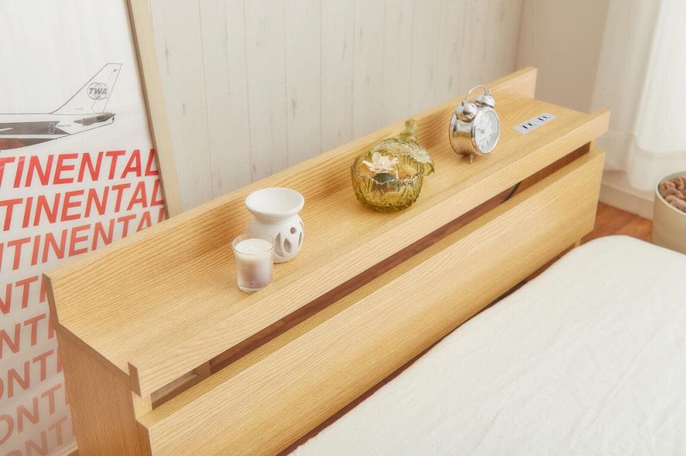 《新品・送料無料》【ダブル】Coroa フロアベッド（マットレス付き）