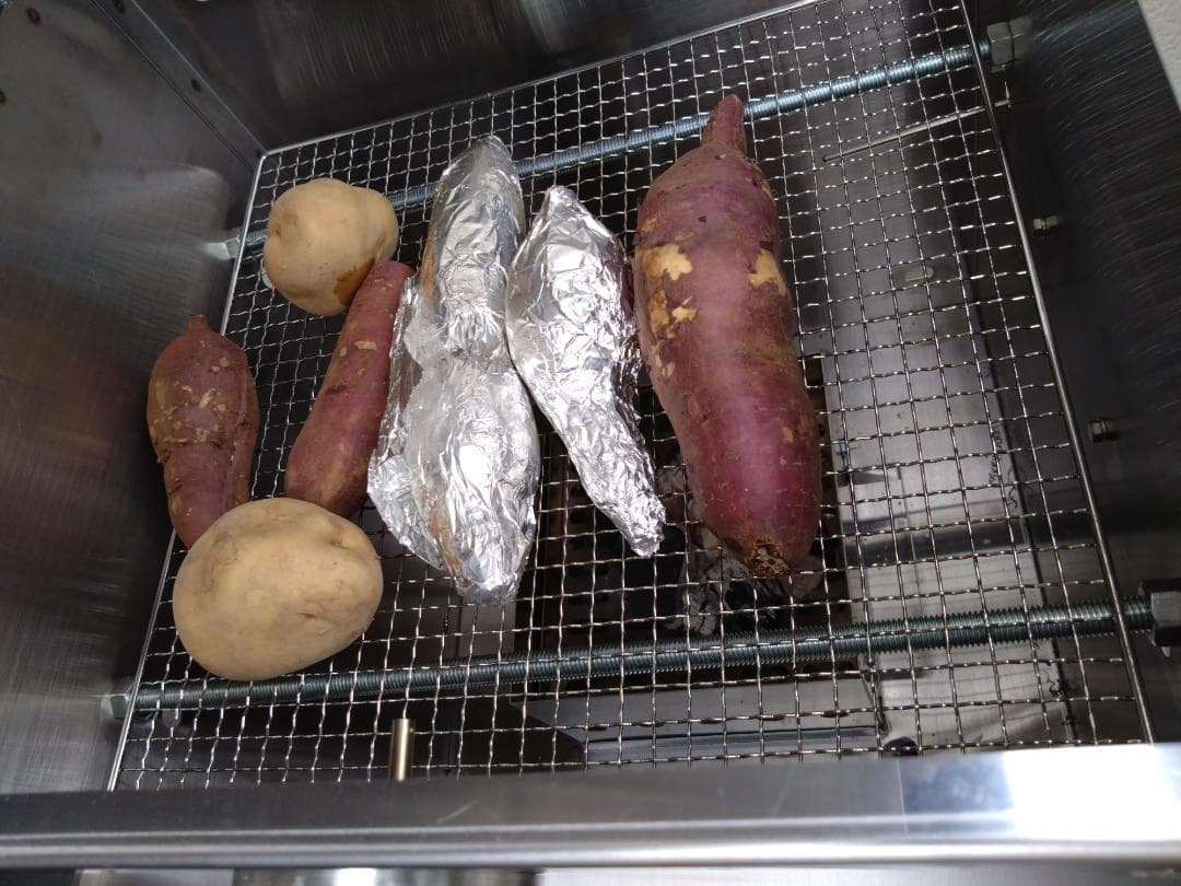 ”炭火”　焼き芋機器　新品　ネット専売　新メニュー　キッチンカー　壺やきいも