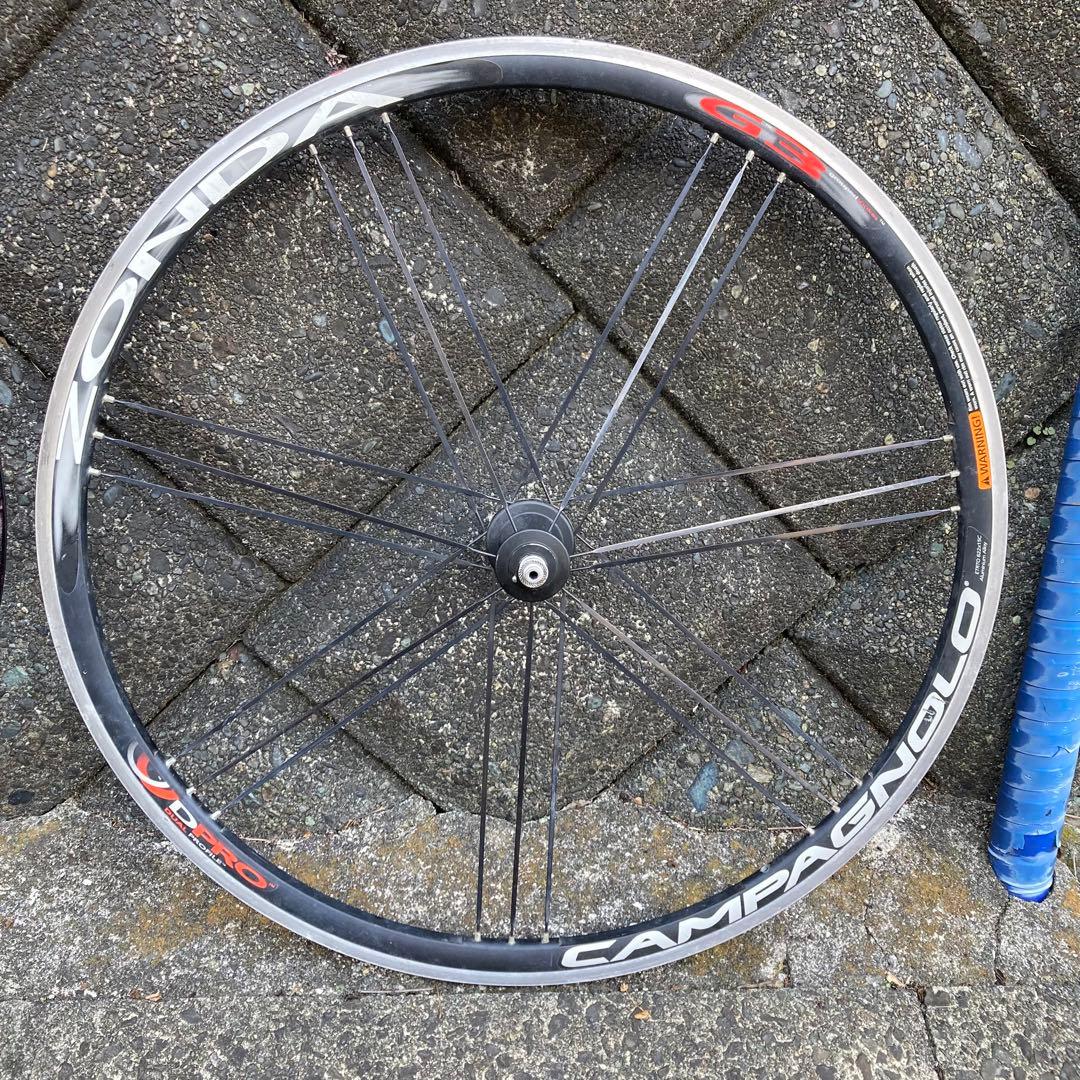 Campagnolo ZONDA G3 ホイールセット シマノフリー - メルカリ