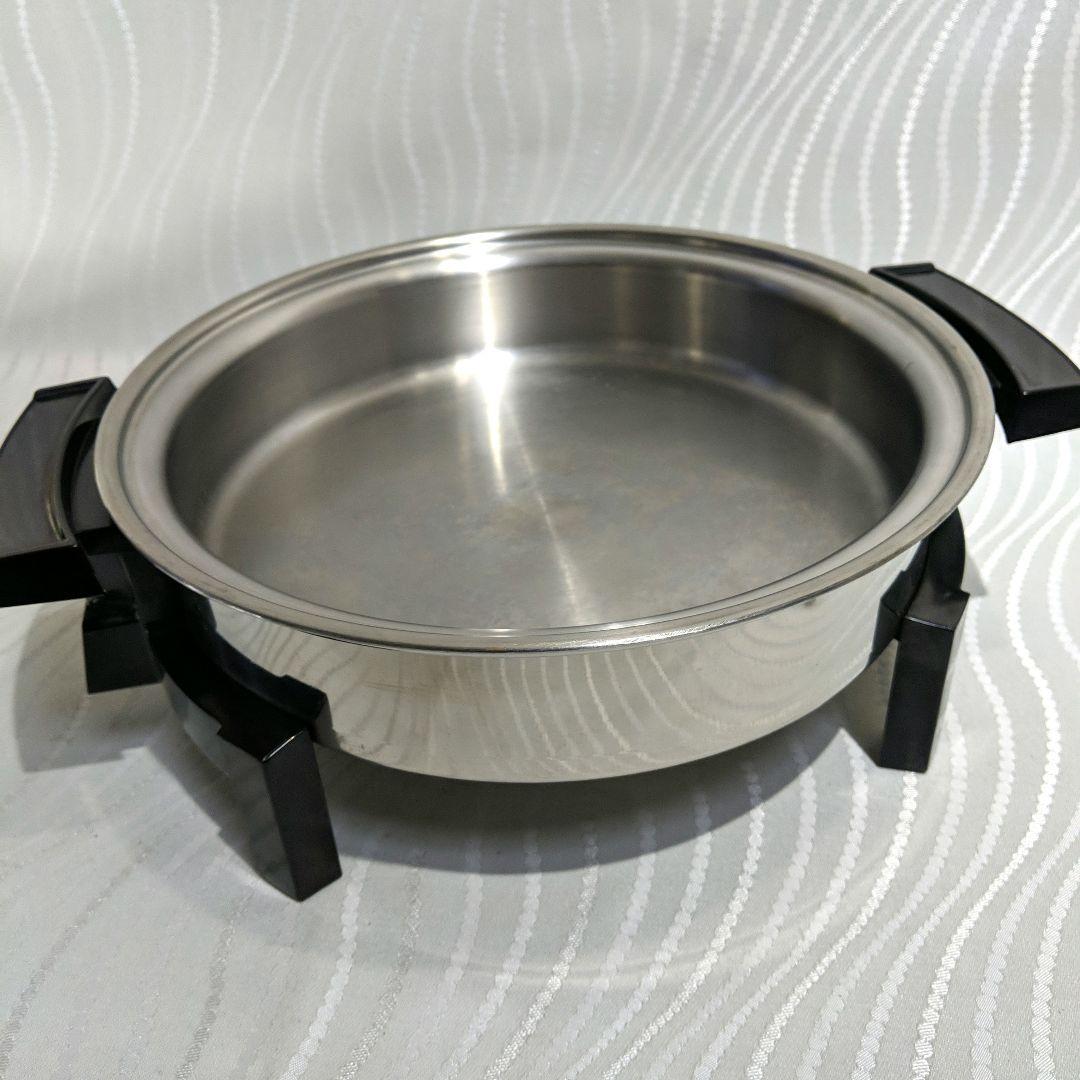 電気フライパン 電気鍋 リキッドコア 蓋無し - メルカリ