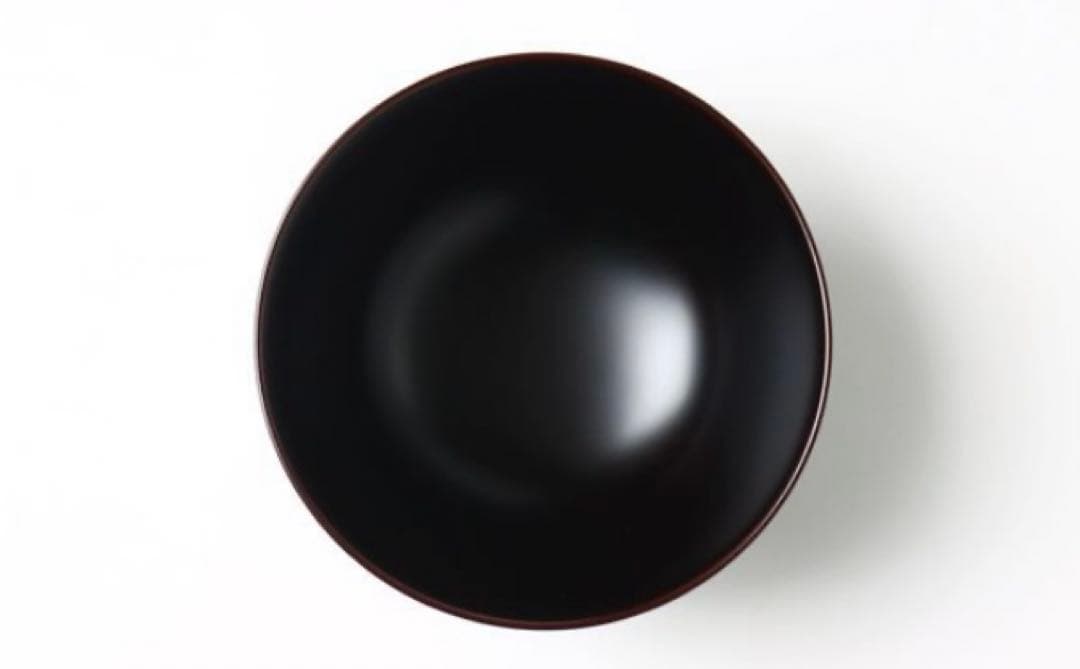 あさがお飯椀　佐々木暢子　溜