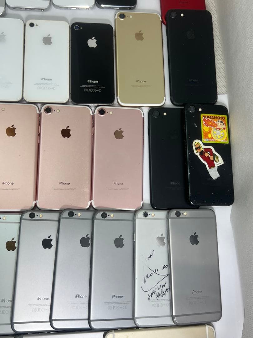 iPhone 各種 まとめて 75台 ジャンク 部品取り コレクション アップル