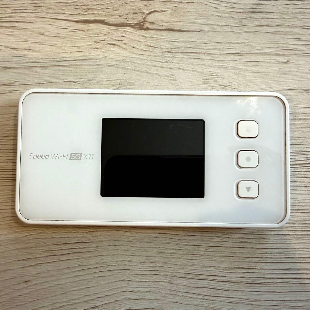 Speed Wi-Fi 5G X11 ホワイト モバイルルーター - メルカリ