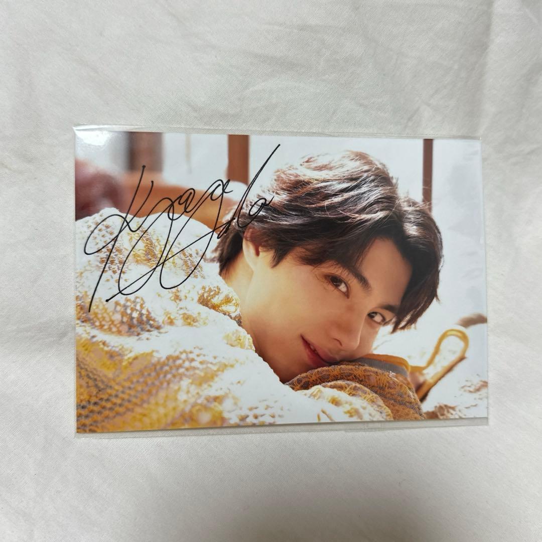 本田響矢 プリントサイン入りブロマイド - メルカリ