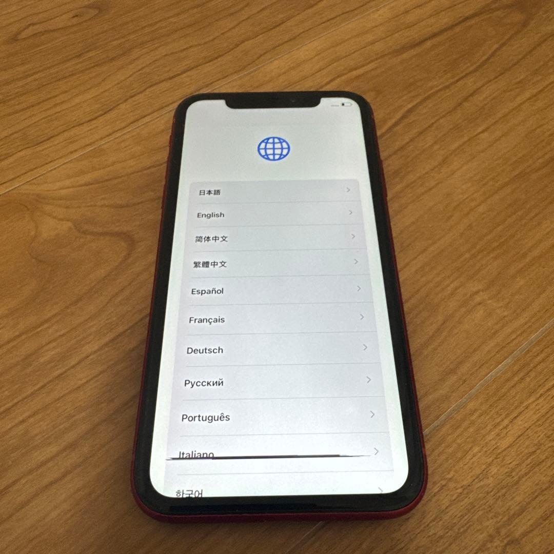 お*り様 iPhone XR レッド 128GB 液晶漏れあり Amazon | 【整備済み品】 Apple iPhone XR 128GB (PRODUCT)RED SIM