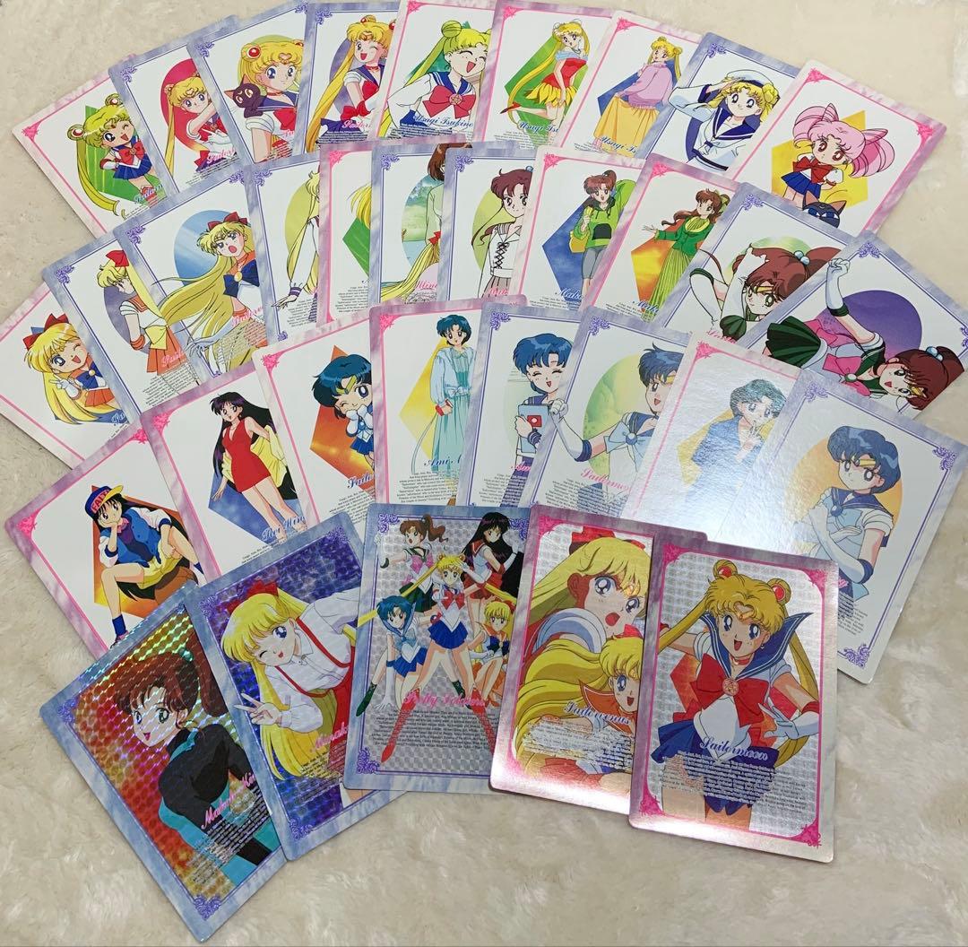 セーラームーン ジャンボカードダス　33枚 セーラームーン R ジャンボカードダス プリンセス・セレニティ 他 198