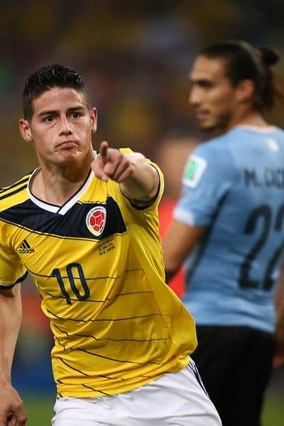 新品タグ付き】コロンビア代表/ハメス・ロドリゲス/H/2014W杯モデル