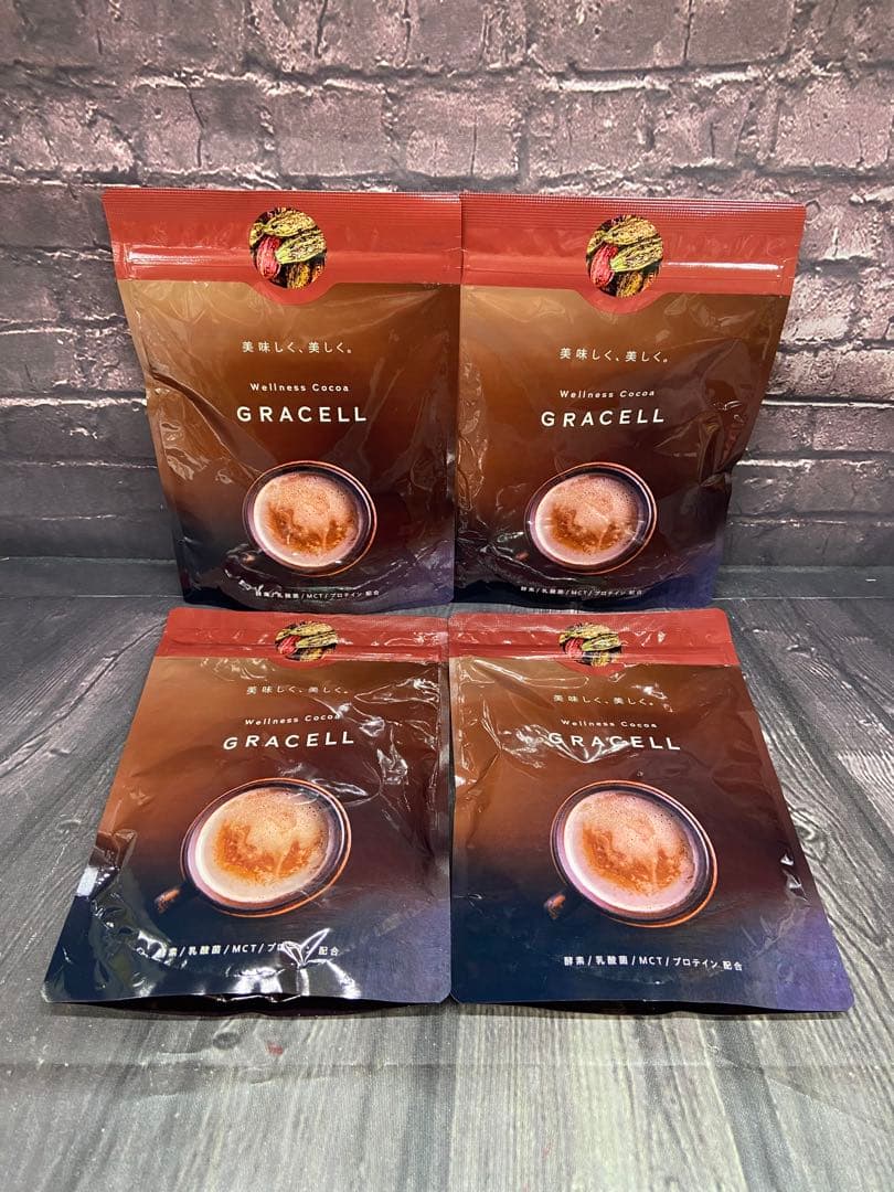 GRACELL グレイセル ウェルネス ココア 4袋 - メルカリ