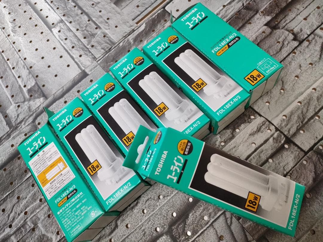 東芝TOSHIBA ユーラインFDL18EX-N/2 18W 7個セット - メルカリ