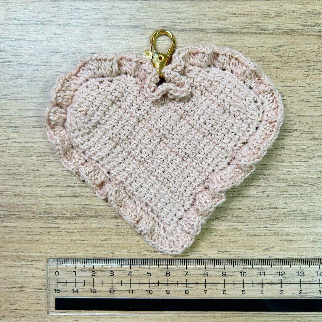 アフガン編】ハートモチーフのキーホルダー - メルカリ