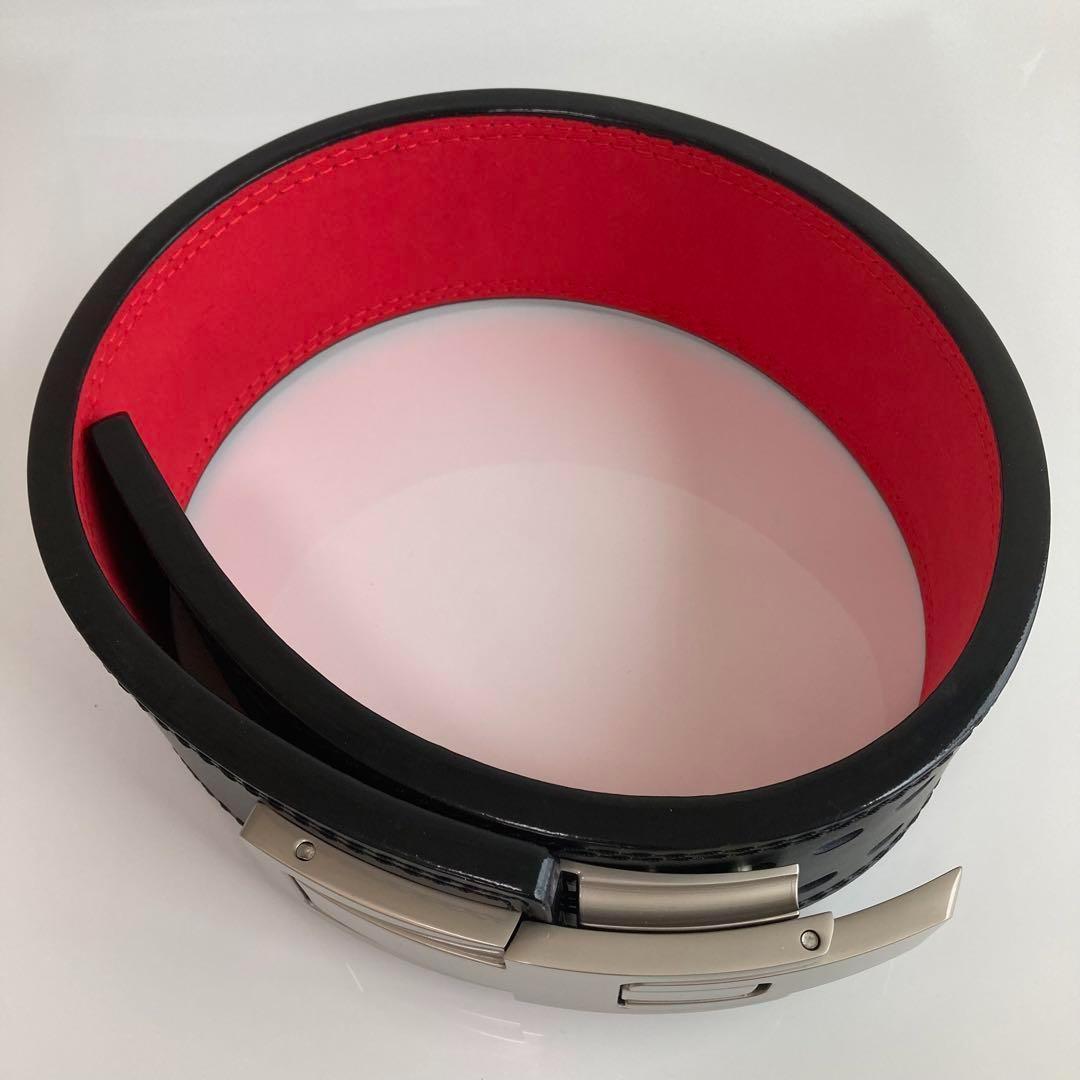 訳あり】パワーリフティングベルト 本革 パワーベルト レバー