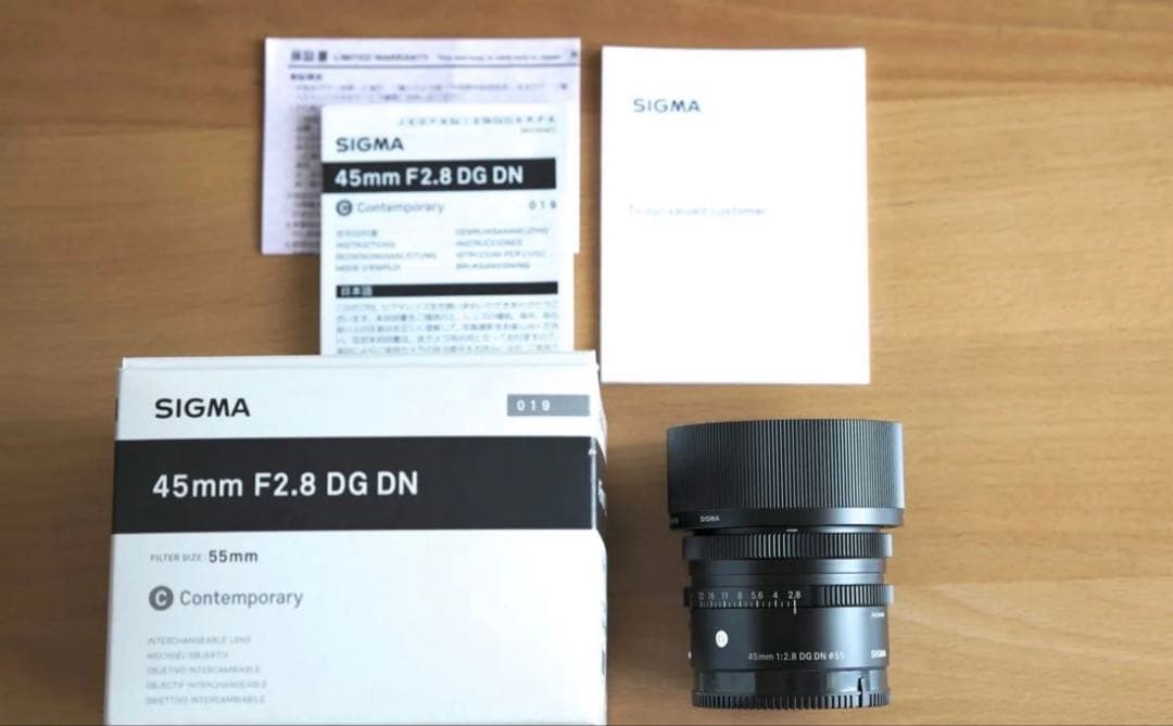 SIGMA 45mm F2.8 DG DN 単焦点レンズ(新品同様) square_with_white_background_l
