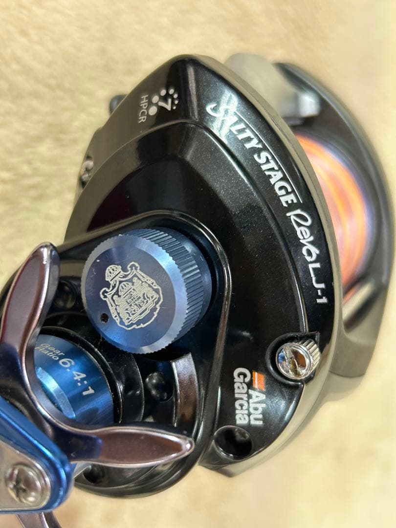 最終値下】Abuソルティーステージ REVO LJ-1 替ハンドル、スプール付