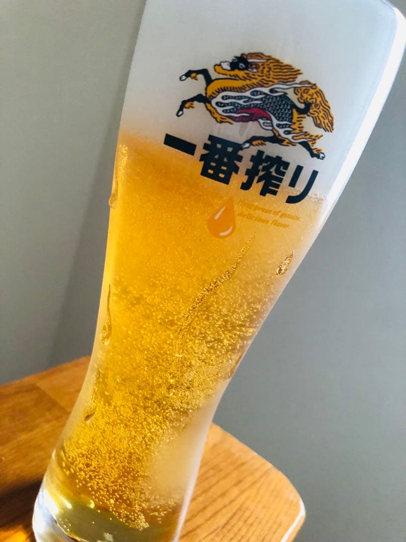 食品サンプル グラスビール 麒麟一番搾り 水滴付き - メルカリ