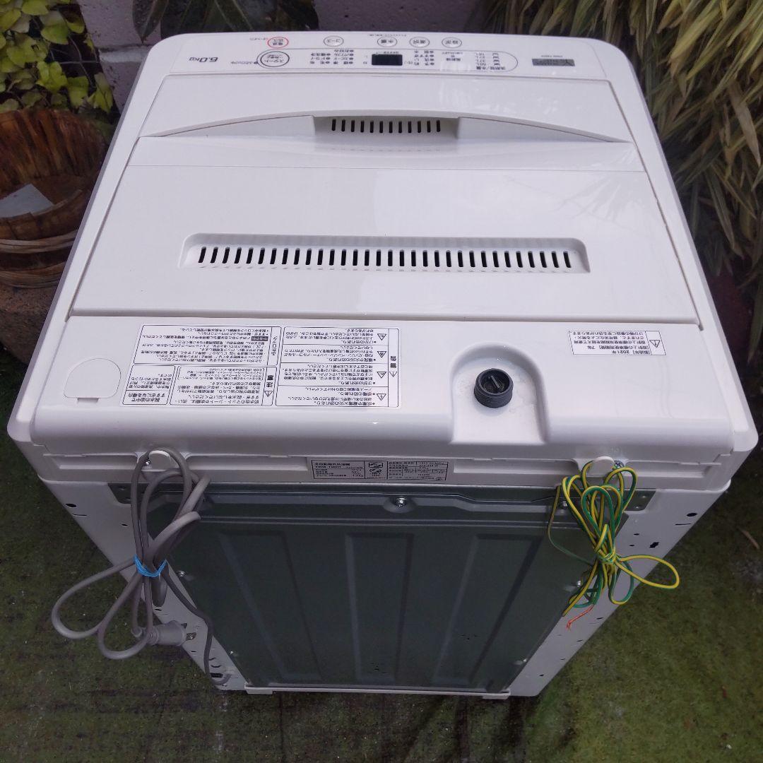 YAMADA洗濯機 6.0kg 2021年製 YWM-T60H1