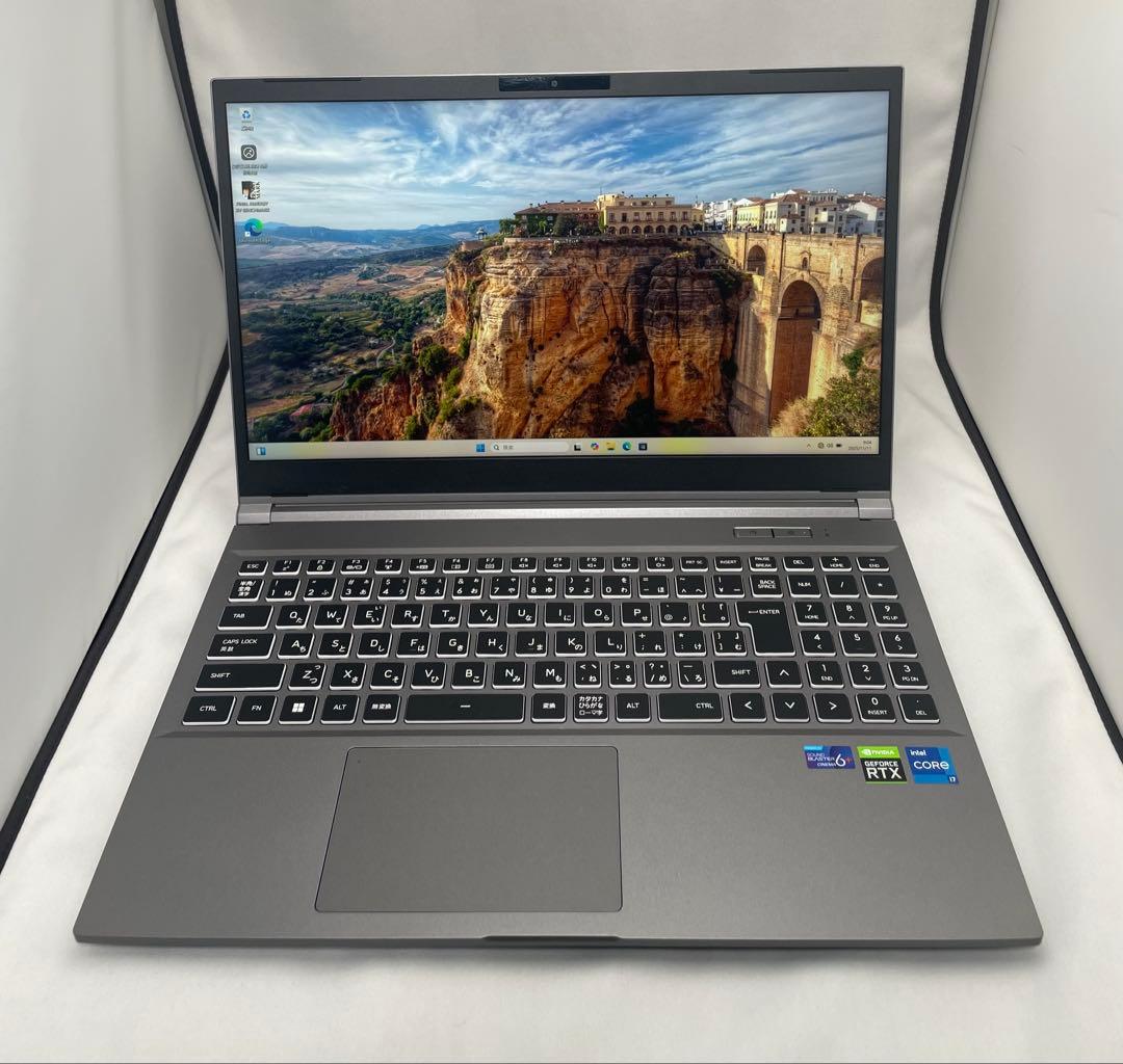 Windowsノート本体 Raytrek R5-AA5S i7-12650H 16GB RTX3050 raytrek R5-AA5 16万円台で購入出来る15.6インチノートパソコン実機