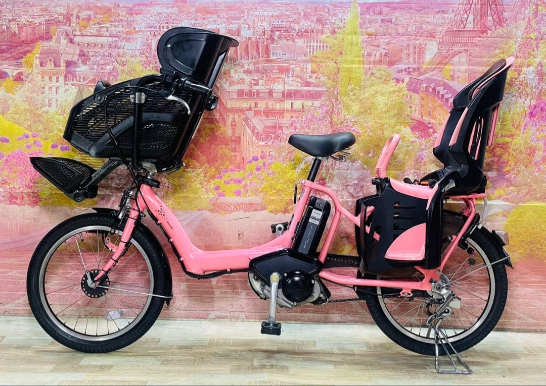 ZK3460 電動自転車 ブリヂストン アンジェリーノ 子供乗せ 20インチ