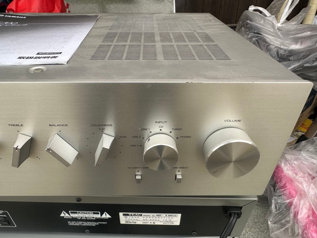 禁煙環境・動作品！YAMAHA ヤマハ A-S700 プリメインアンプ - メルカリ