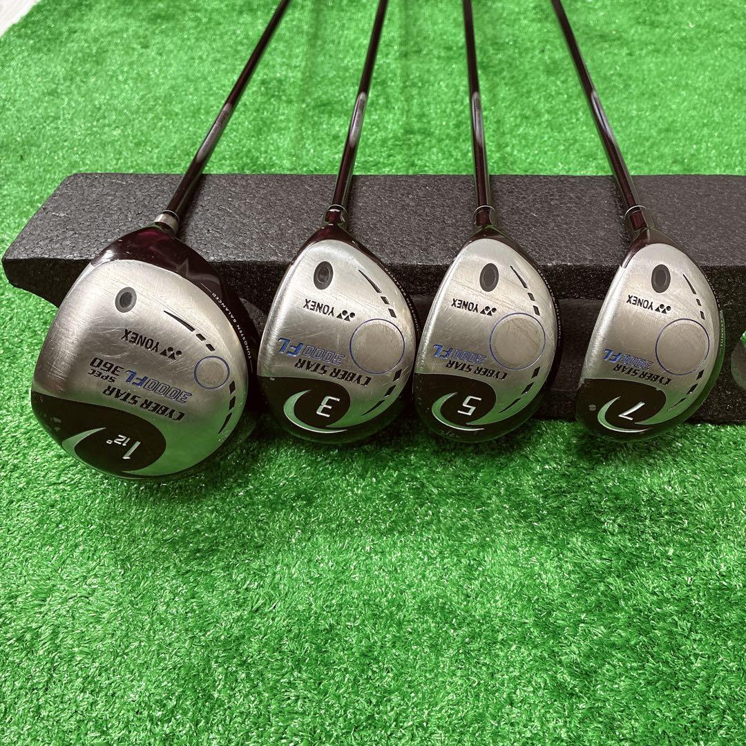 YONEX CYBER STAR 3000FL レディース ゴルフ 4本セット - メルカリ
