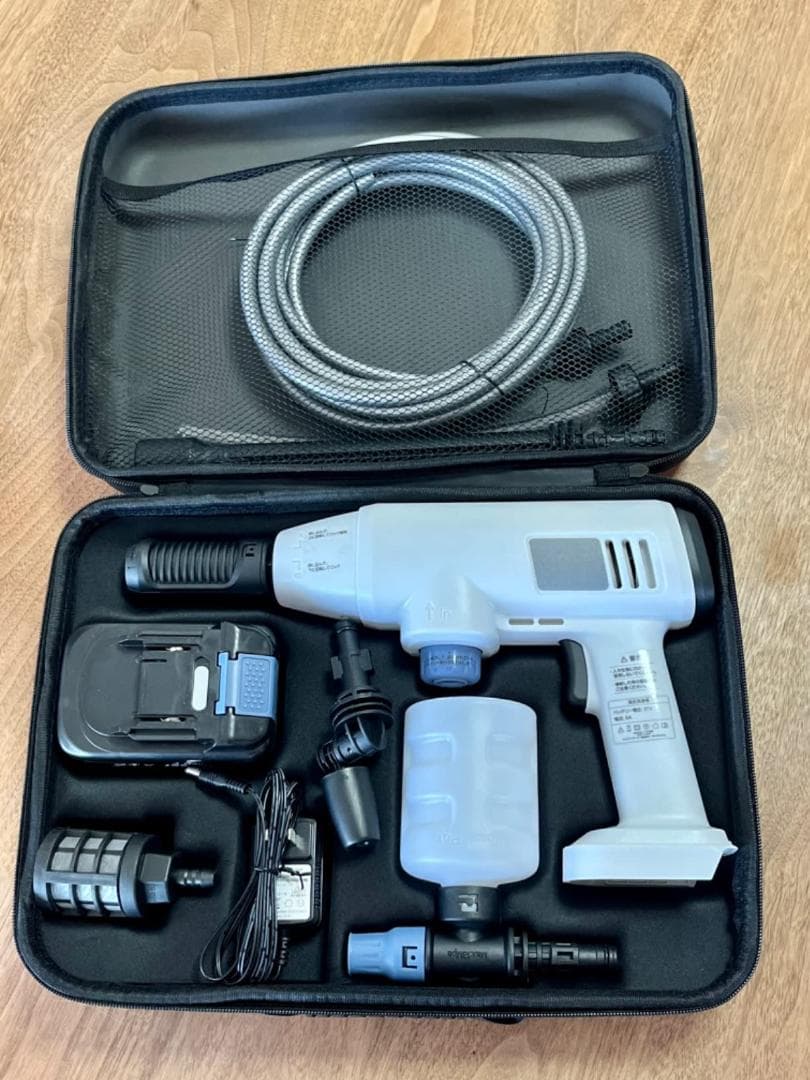 コードレス 大容量バッテリー 高圧洗浄機 Amazon | 高圧洗浄機 コードレス 充電式 家庭用 洗車 20000mAh大容量